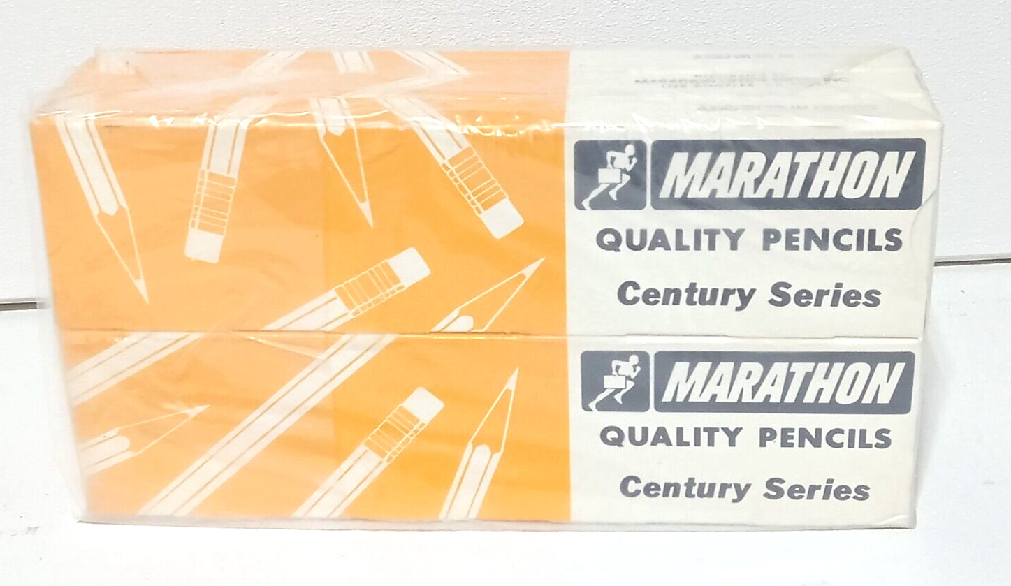 (6) Dozen Vintage in Original Seal - Marathon Pencils MAR 100 Century Series