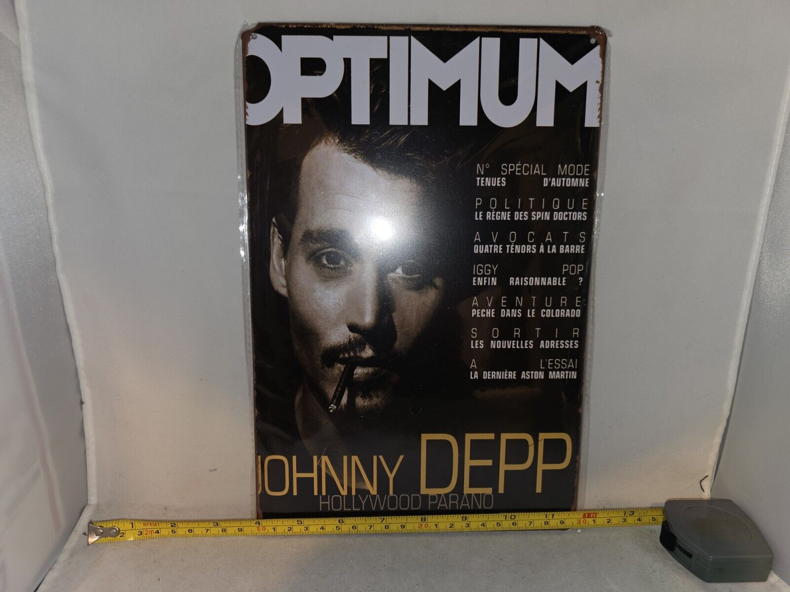 Lot#2:  1-Collectible Johnny Depp Sign 
