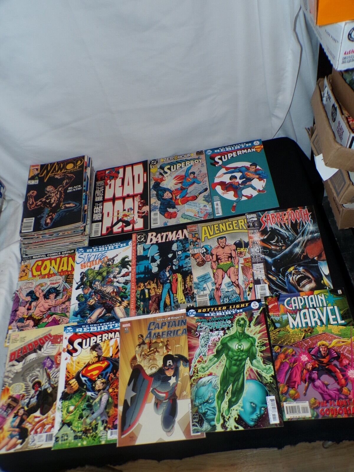 55 MARVEL DC SUPERHERO COMIC BOOKS Superman Batman Avengers Deadpool Namor