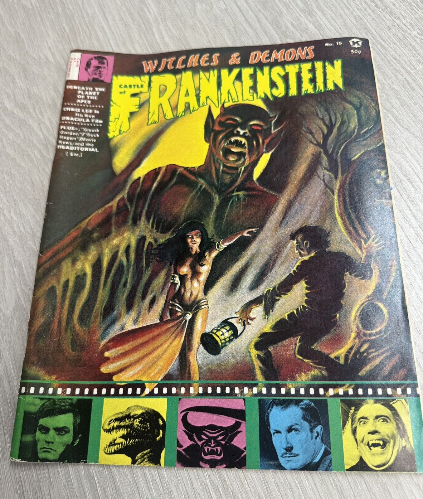 Castle of Frankenstein (1970) Witches and Demons Planet of the Apes