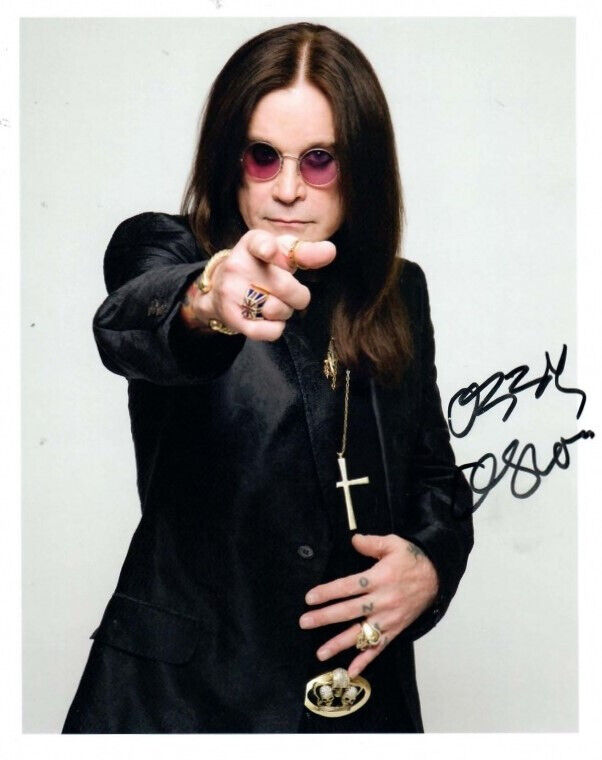 Ozzy Osbourne signed 8.5x11 Signed Photo Reprint