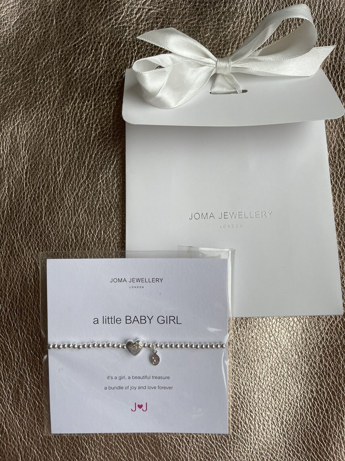 Joma Jewellery a little Lovely Girlfriend Silver Bracelet Gift Bag