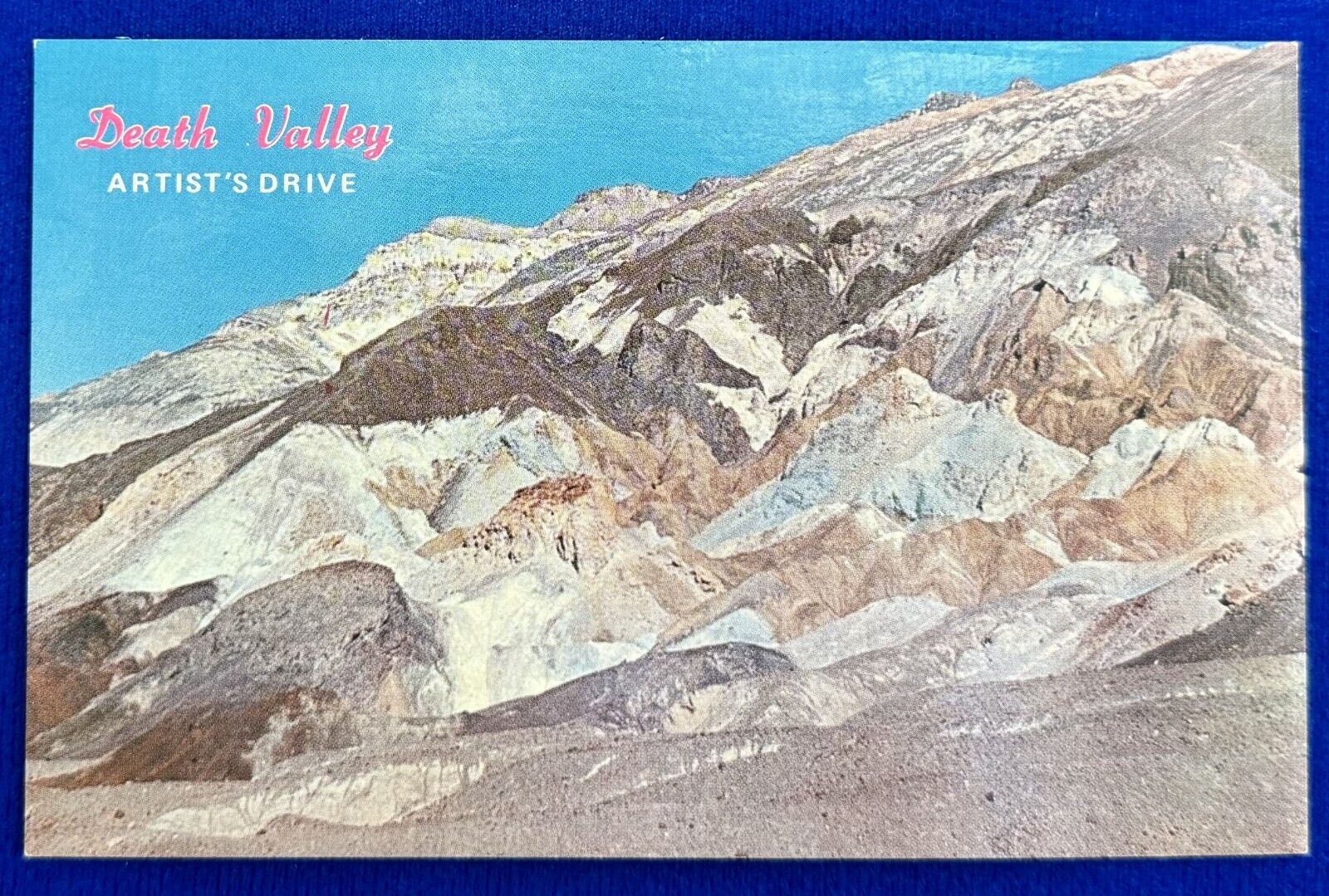 Vintage 1970s Artist's Drive Death Valley National Monument California Postcard