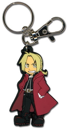 **Legit** Fullmetal Alchemist Authentic Anime PVC Keychain Edward Elric Ed #4963