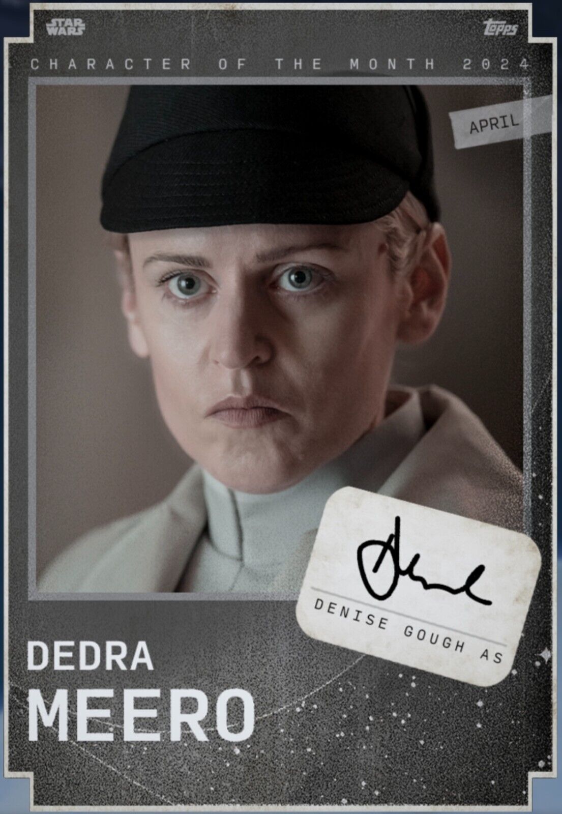 COTM Character of Month DEDRA MEERO Signature #11 Topps Star Wars Card Trader