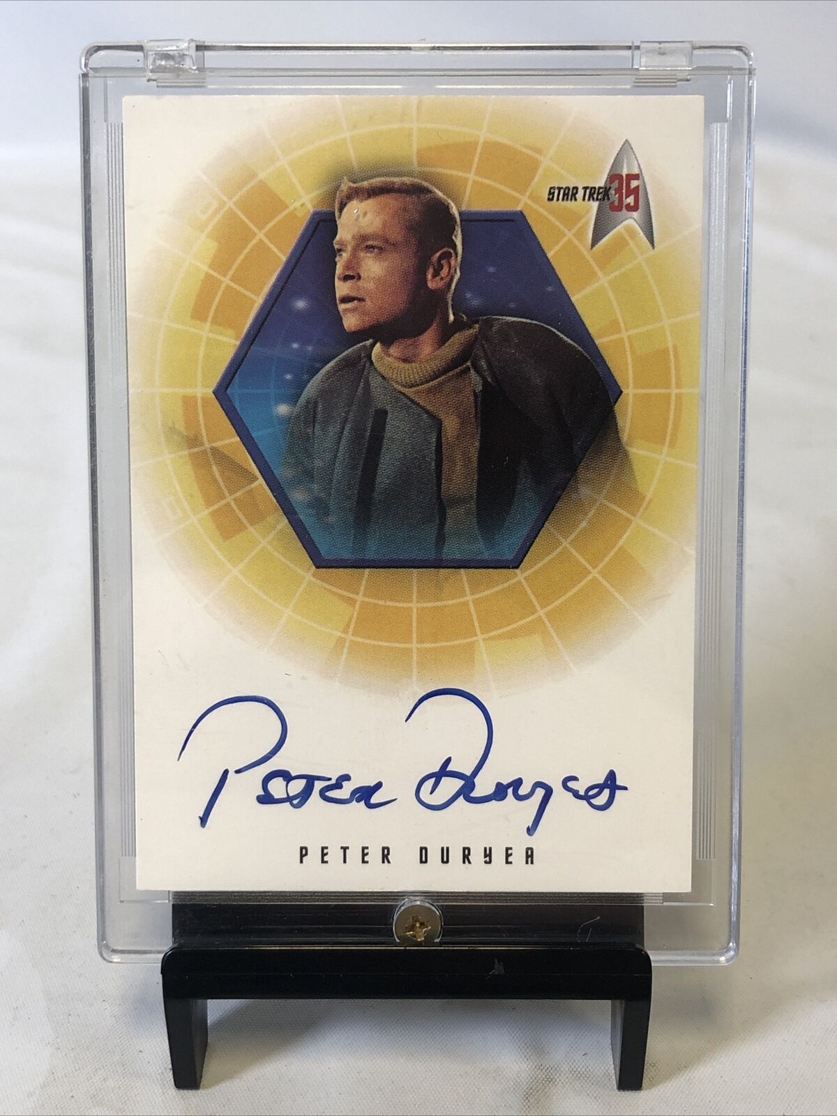 Peter Duryea 2001 Rittenhouse Star Trek 35th Anniversary Autograph #A32 - NM