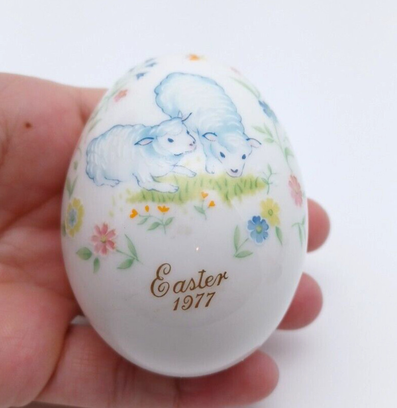 Vintage Noritake Bone China Seventh Edition Easter Egg Year 1977
