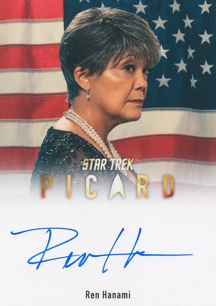 LE Star Trek Picard S2&3 Autograph card A56 of Ren Hanami as Director Lee DDD