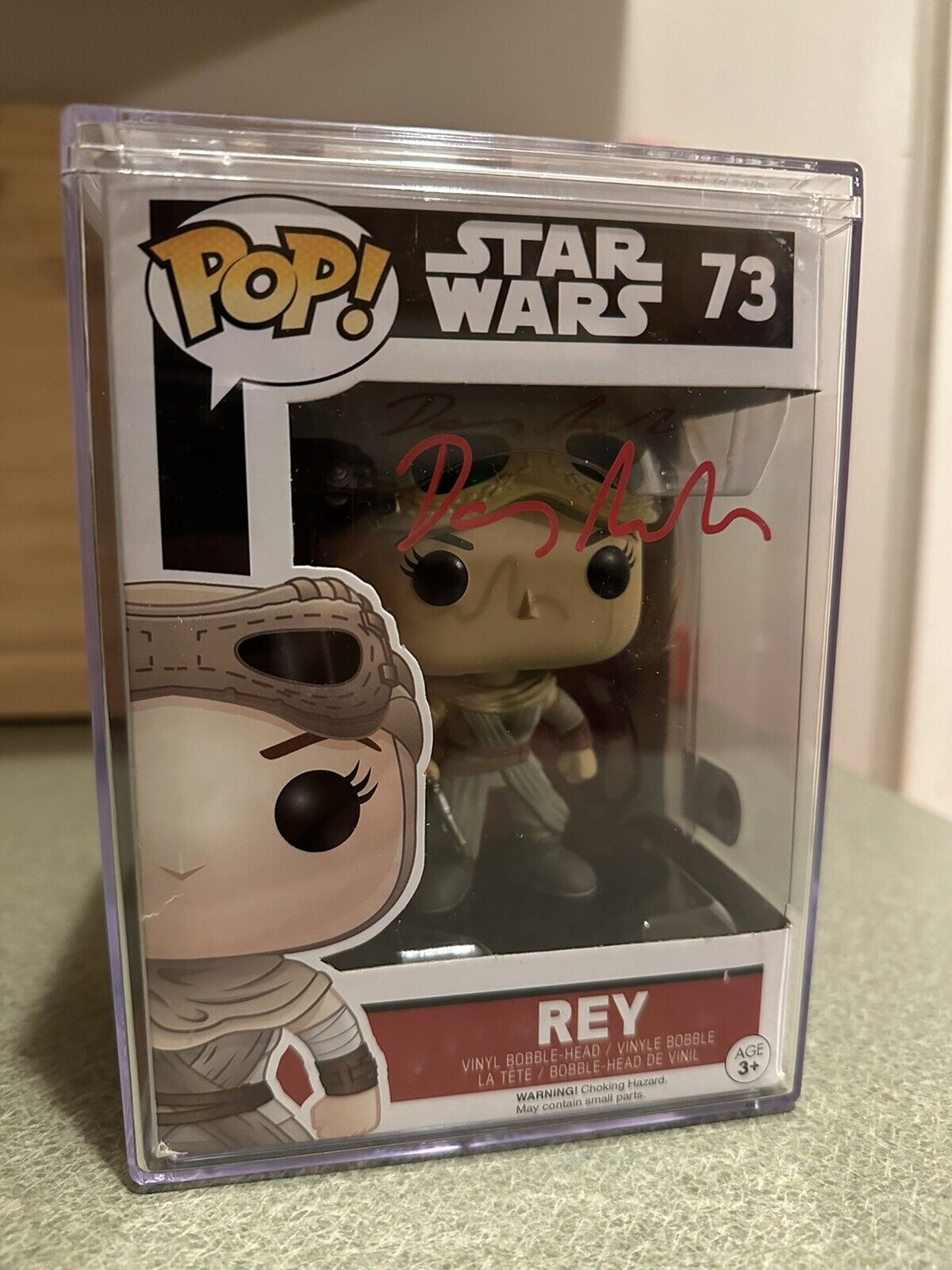 Star Wars: Rey Skywalker Autographed Funko Pop *Daisy Ridley* W/COA
