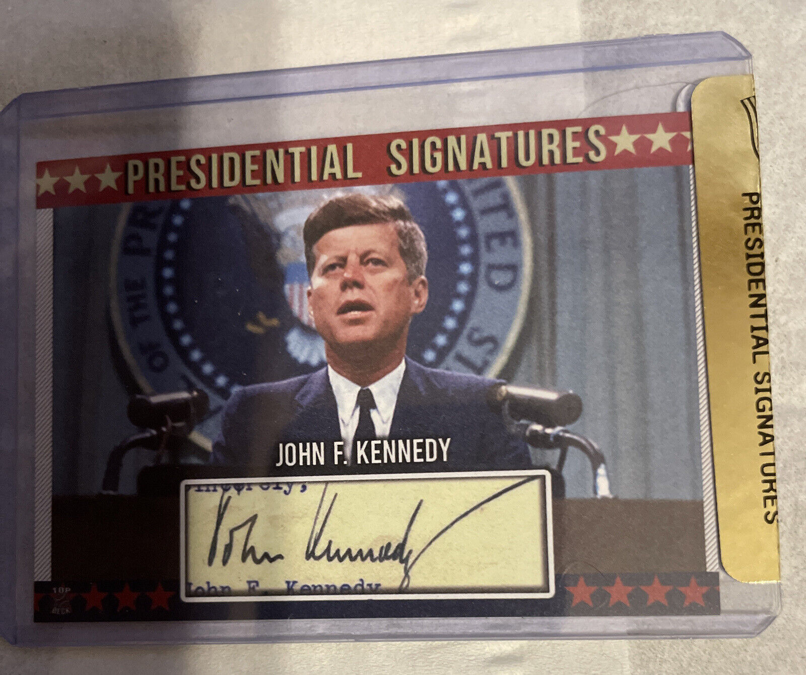 John F Kennedy JFK Presidential Signatures Card Limited Edition