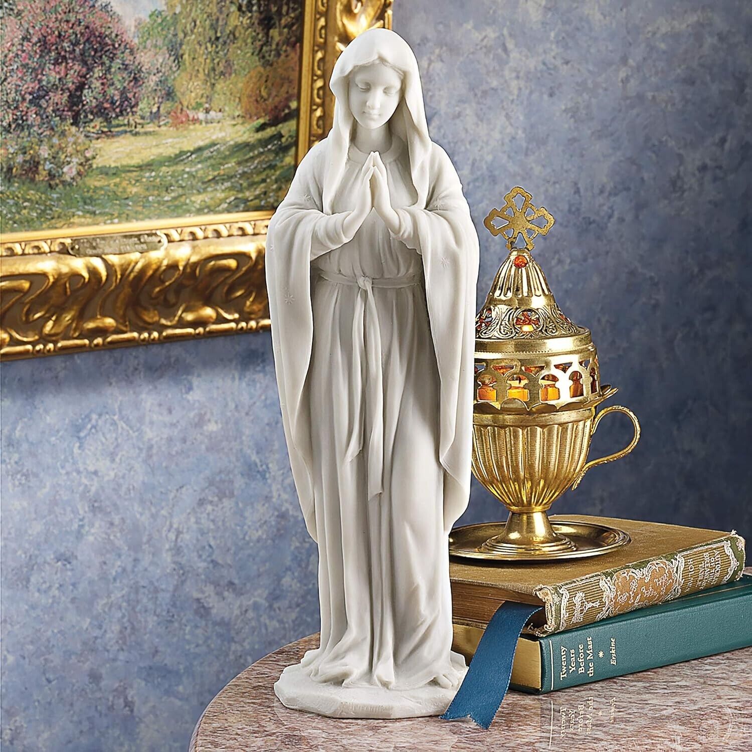 Blessed Virgin Mary Statue Lady Madonna Catholic Religious Figurine Home Decor