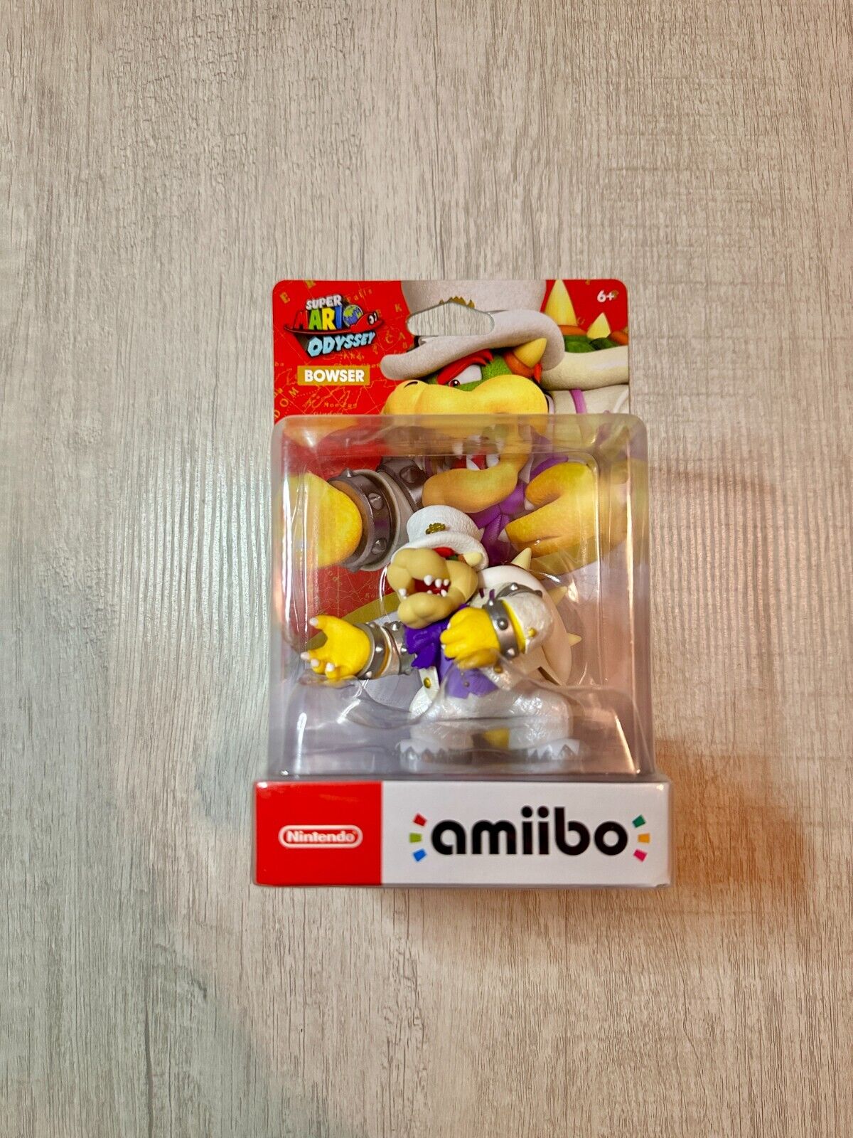 Authentic Nintendo Super Mario Odyssey Bowser Amiibo Figure NEW Official Sealed