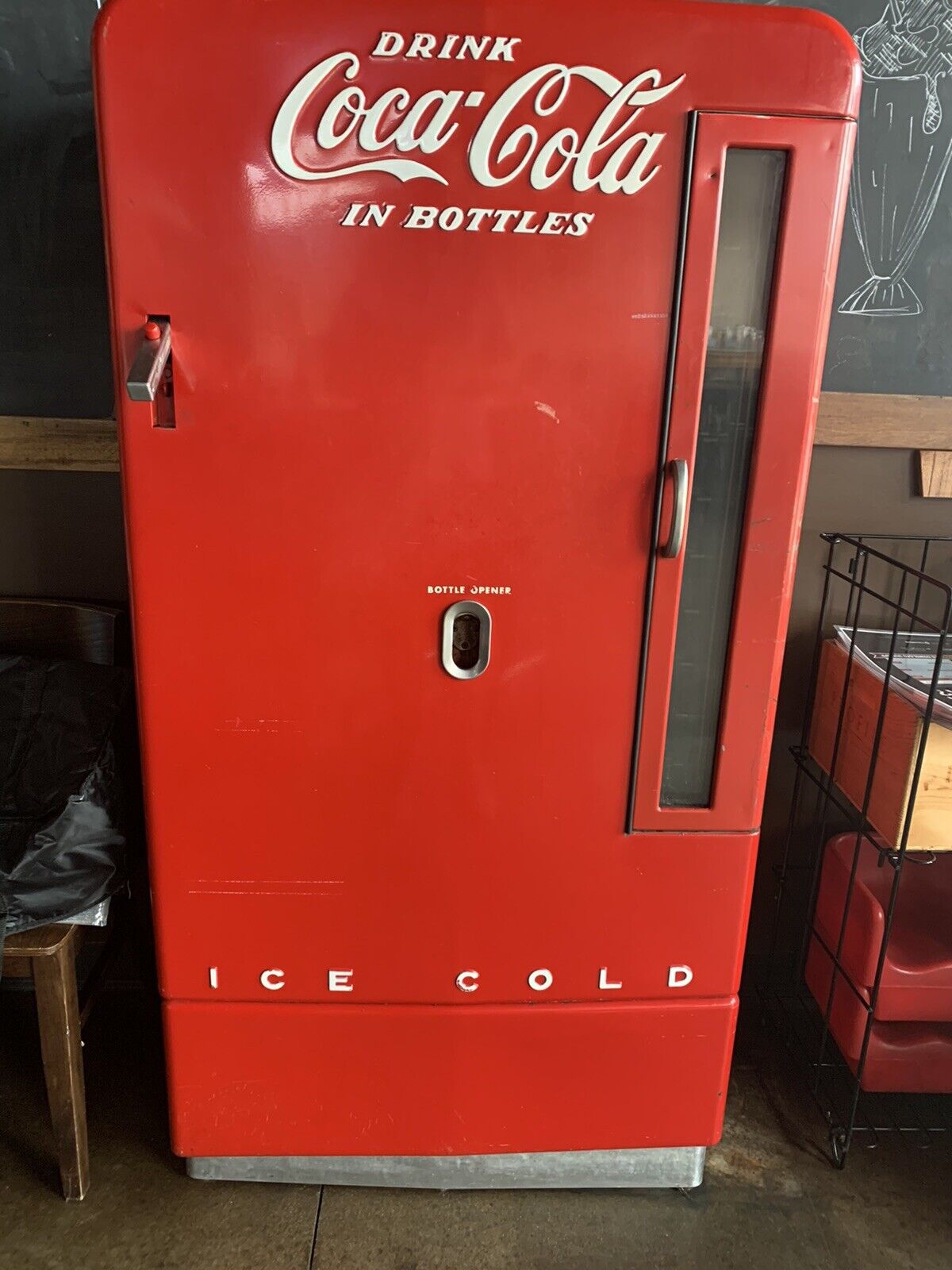 1950 Coke Vendo E110A - NO Coin.  Vertical “Multi- Selection” Coke Machine