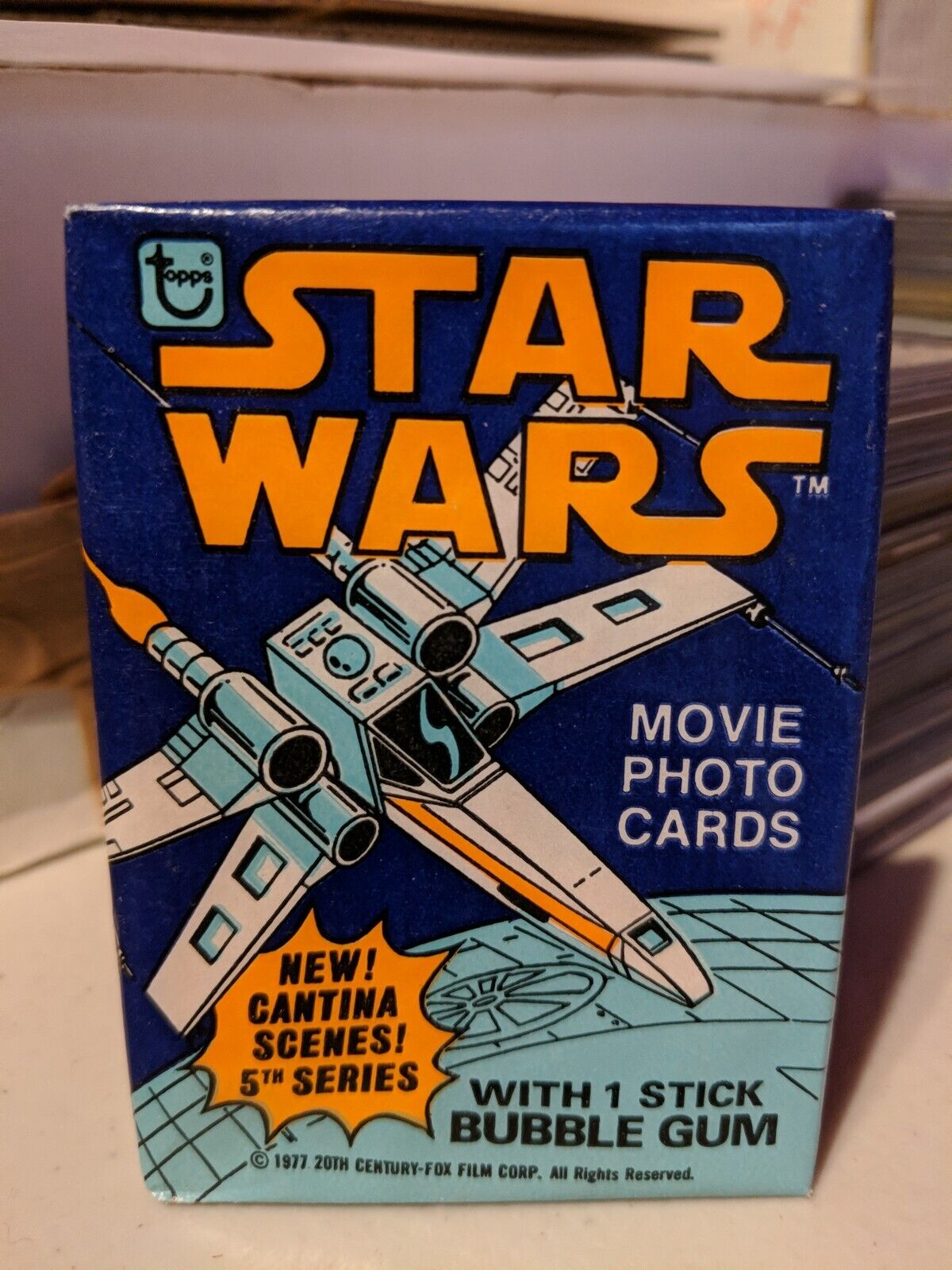 1977 Topps Star Wars Series 5 Orange Sealed Pack EX/ NM Vintage