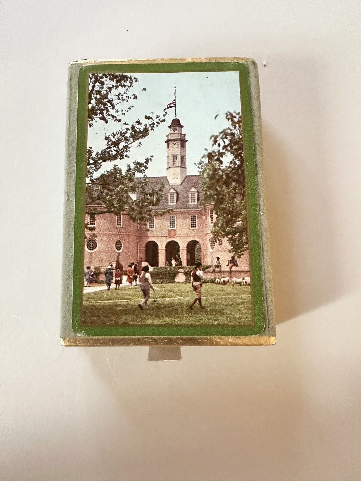 Vintage Congress Playing Deck Cards. The capital Williamsburg VA.