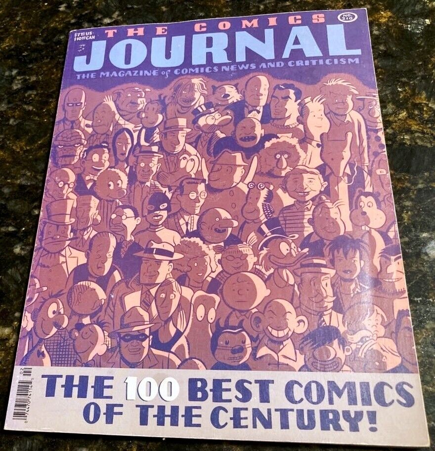 THE COMICS JOURNAL-1999 (OOP)-THE 100 BEST COMICS OF THE CENTURY ISSUE 210