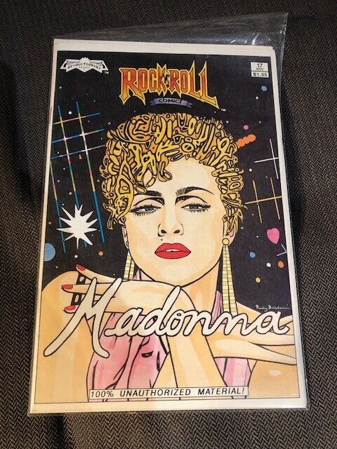 Rock N Roll Comics Madonna 17 Revolutionary Comic Book 1990 Vintage Music