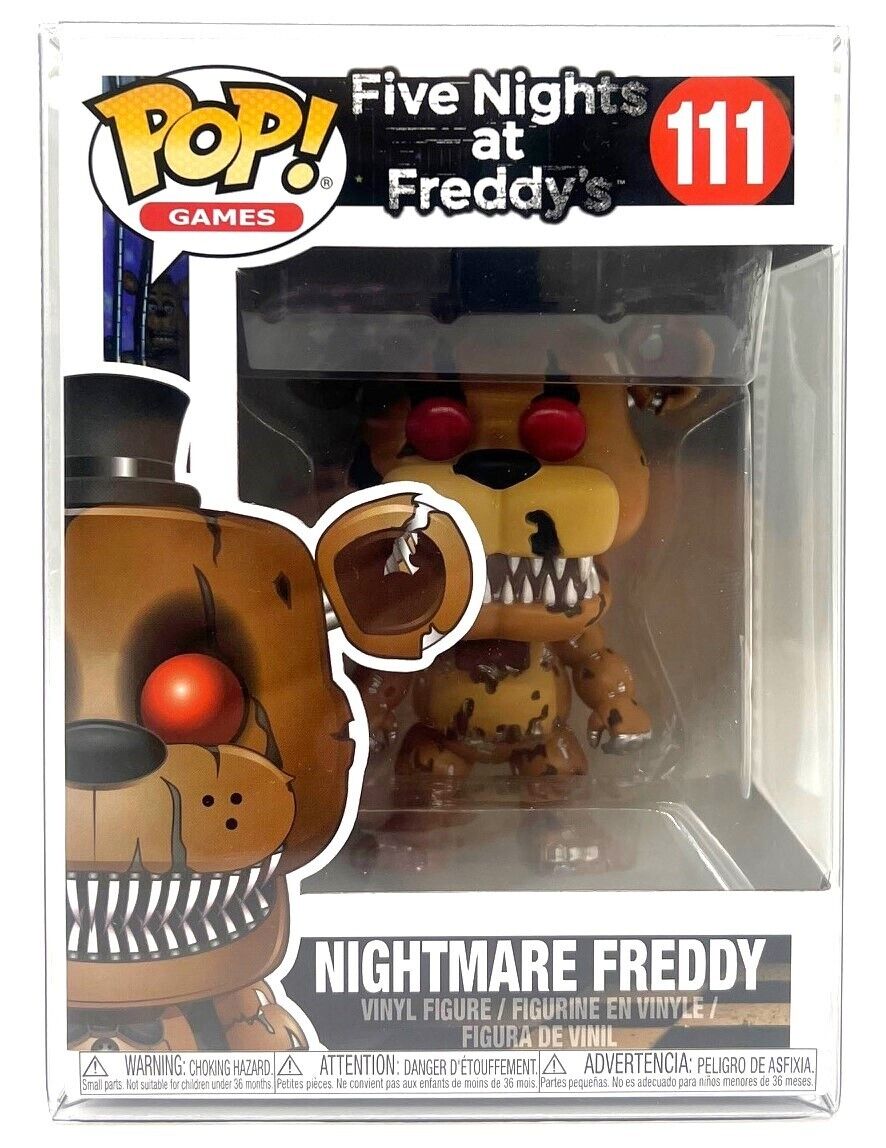 Funko POP Five Nights At Freddy's Nightmare Freddy #111 with POP Protector