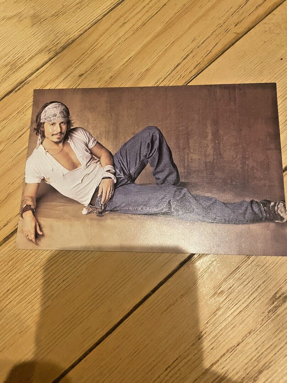 Johnny Depp Postcard NEW UNUSED SEXY