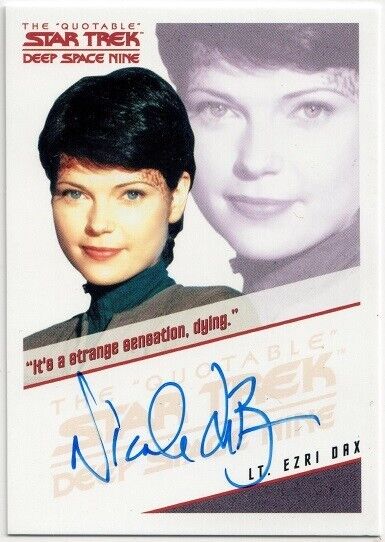 Women of Star Trek A&I - Nicole de Boer as Lieutenant Ezri Dax - Quotable Auto
