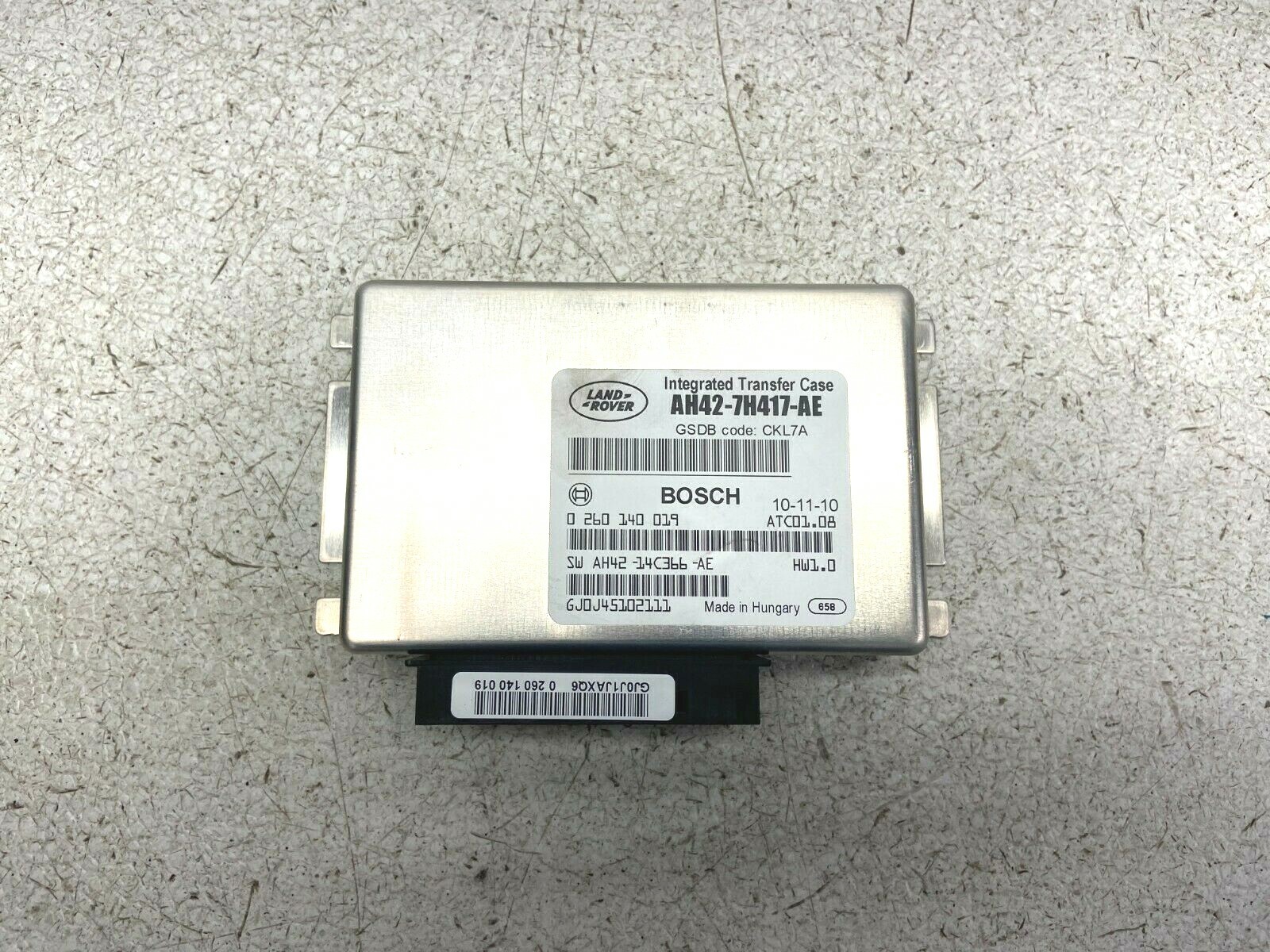 20102013 RANGE ROVER SPORT INTEGRATED TRANSFER CASE CONTROL MODULE