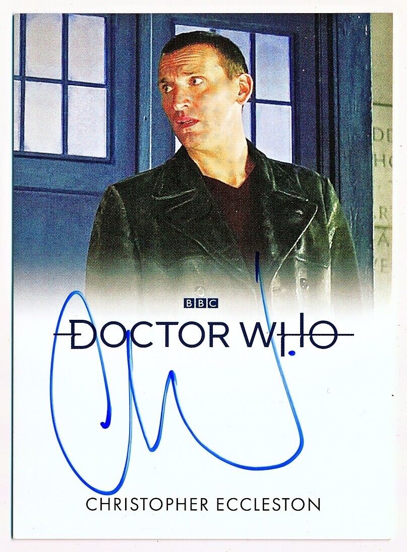Doctor Who Season 1-4 Christopher Eccleston Full Bleed Autograph Auto SP #NNO