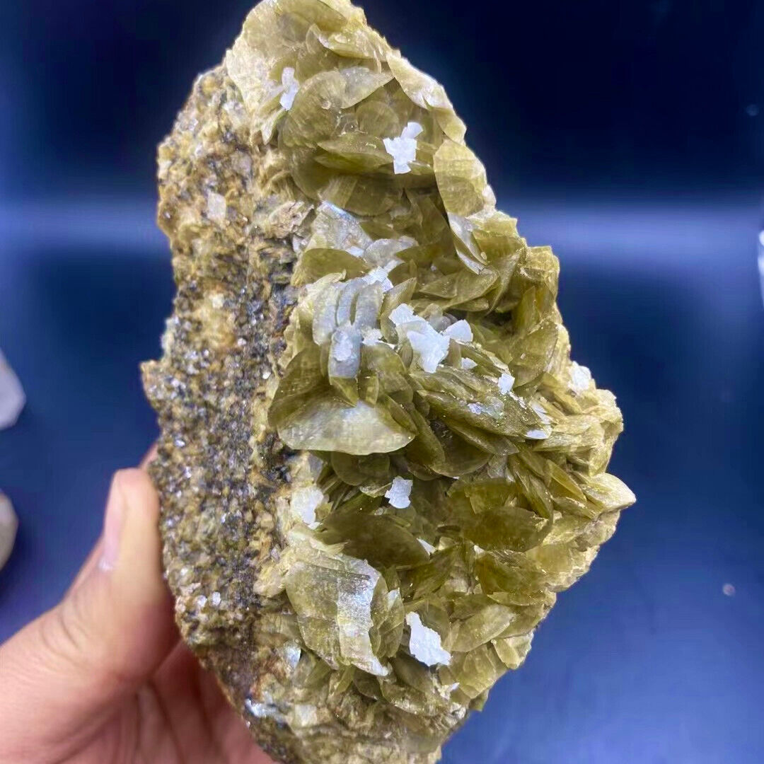 467G Natural Rare Siderite With Snow White Dolomite Mineral Specimen