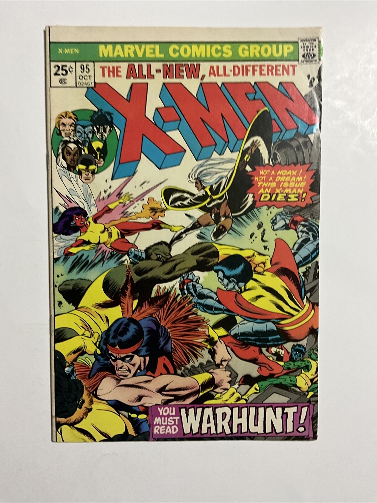 X-Men #95 (1975) 8.0 VF Marvel Key Issue Bronze Age Death Of Thunderbird New 3rd
