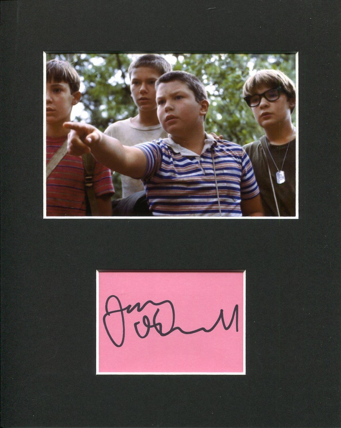 Jerry O'Connell Stand By Me Rare Signed Autograph Photo Display