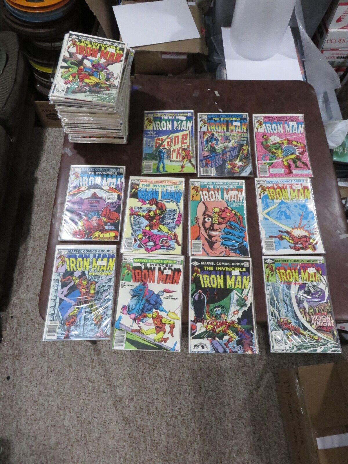 INVINCIBLE IRON MAN LOT HUGE LOT 82 BOOKS all are fine / very fine  Marvel lot