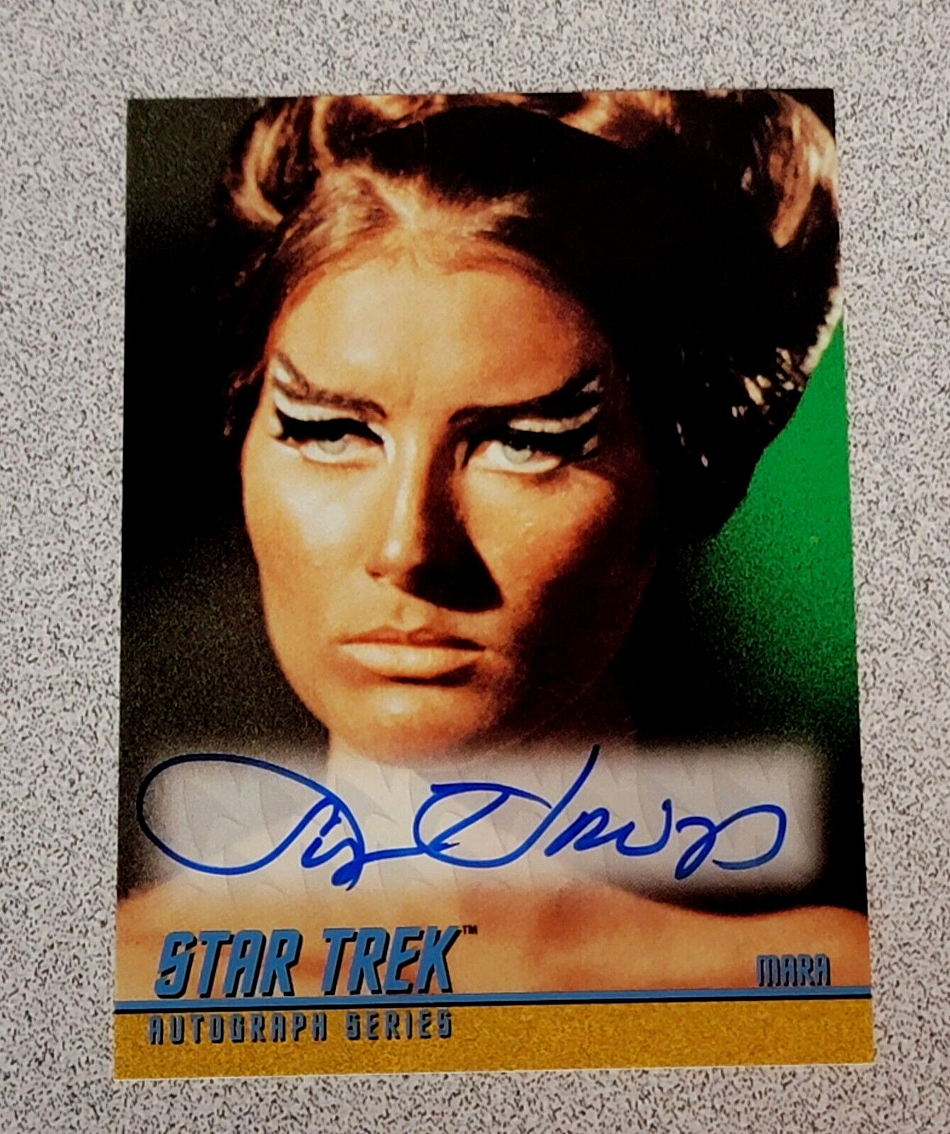 1999 Sky Box Original Star Trek Series Susan Howard Mara Auto Signed Actor Card