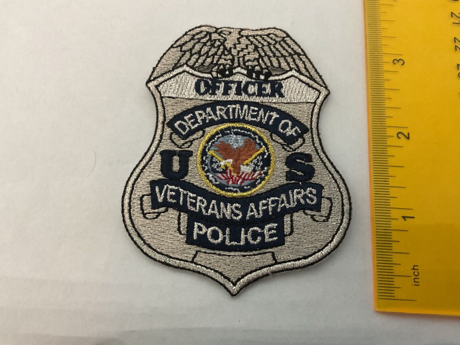 Police US Department Of Veterans Affairs Officer  collectible patch