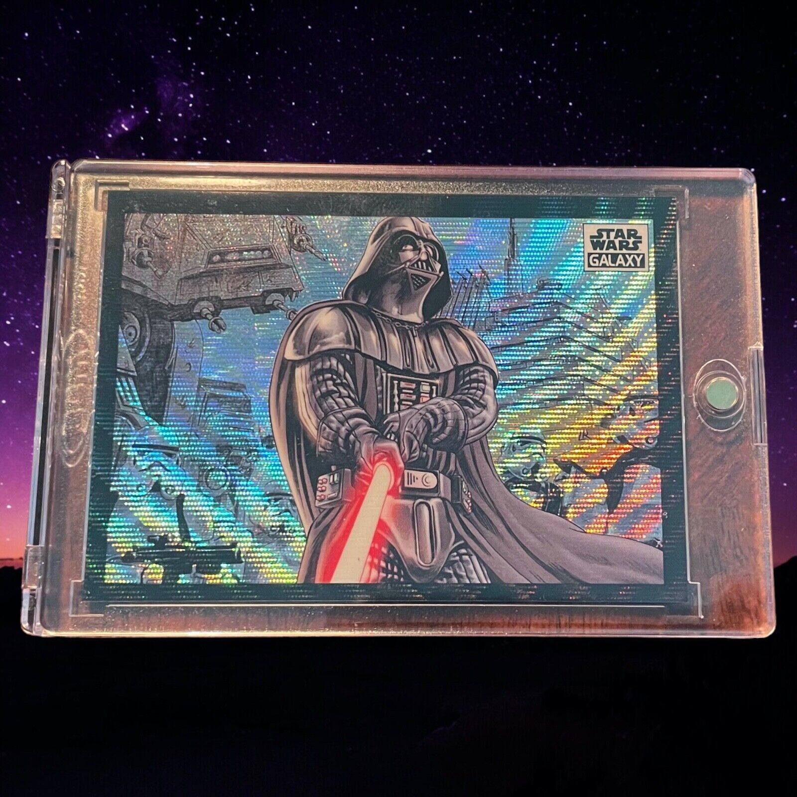 2022 Topps Star Wars Chrome Galaxy Lord Vader & His Stormtroopers #59 WAVE 53/99