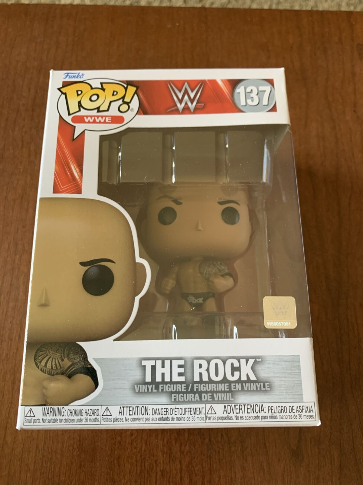 The Rock - WWE - Funko Pop #137 - New 2023