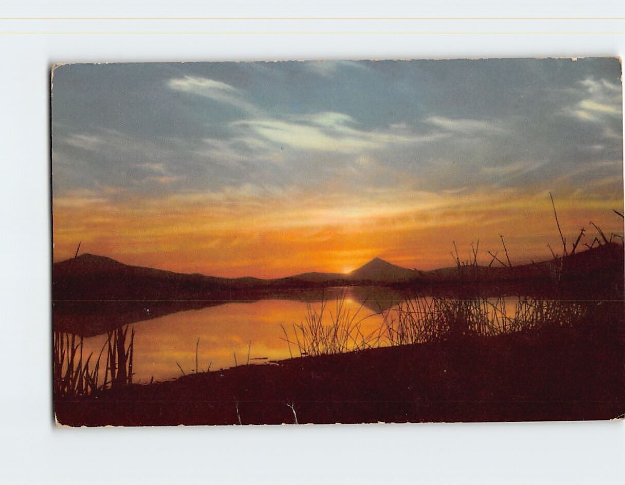 Postcard Upper Klamath Lake, southern Oregon