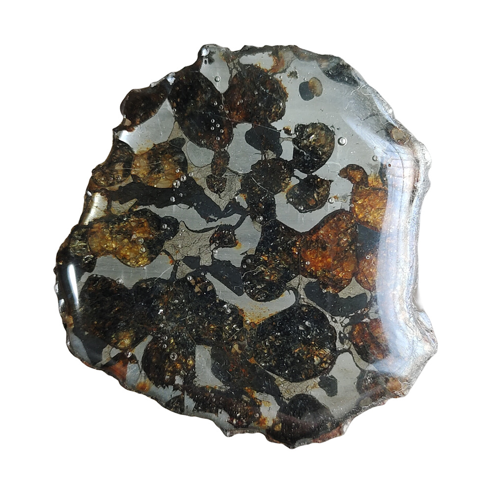 7.4g SERICHO pallasite Meteorite slice - from Kenya TA392