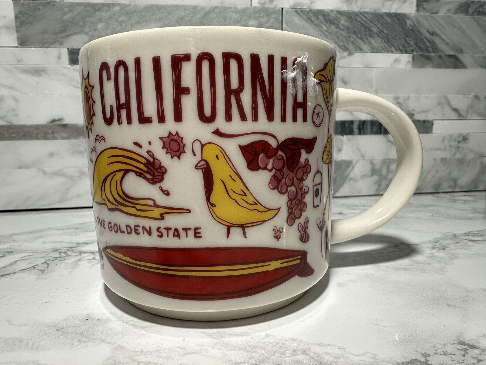 LKN 2017 Starbucks 14 Oz California Coffee Mug Been There Collection