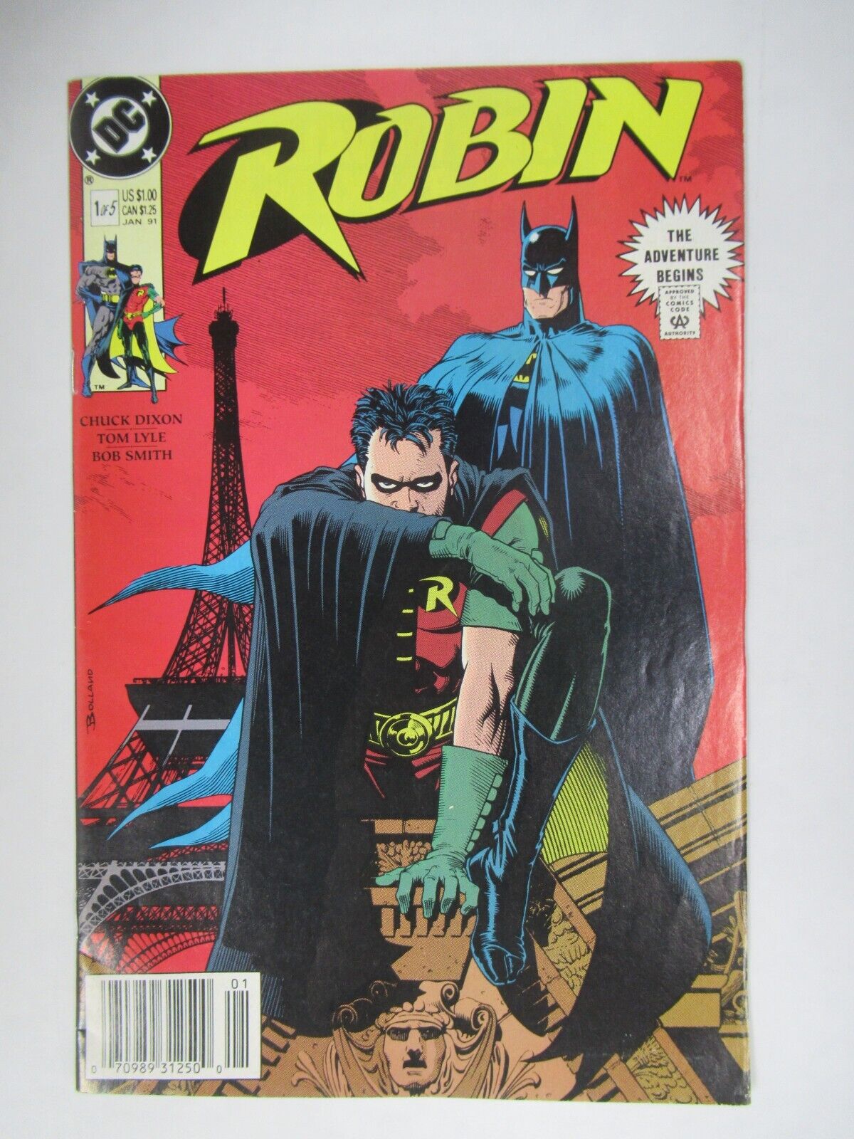 Rare 1991 DC Comics Robin #1 2nd Print Newsstand Variant
