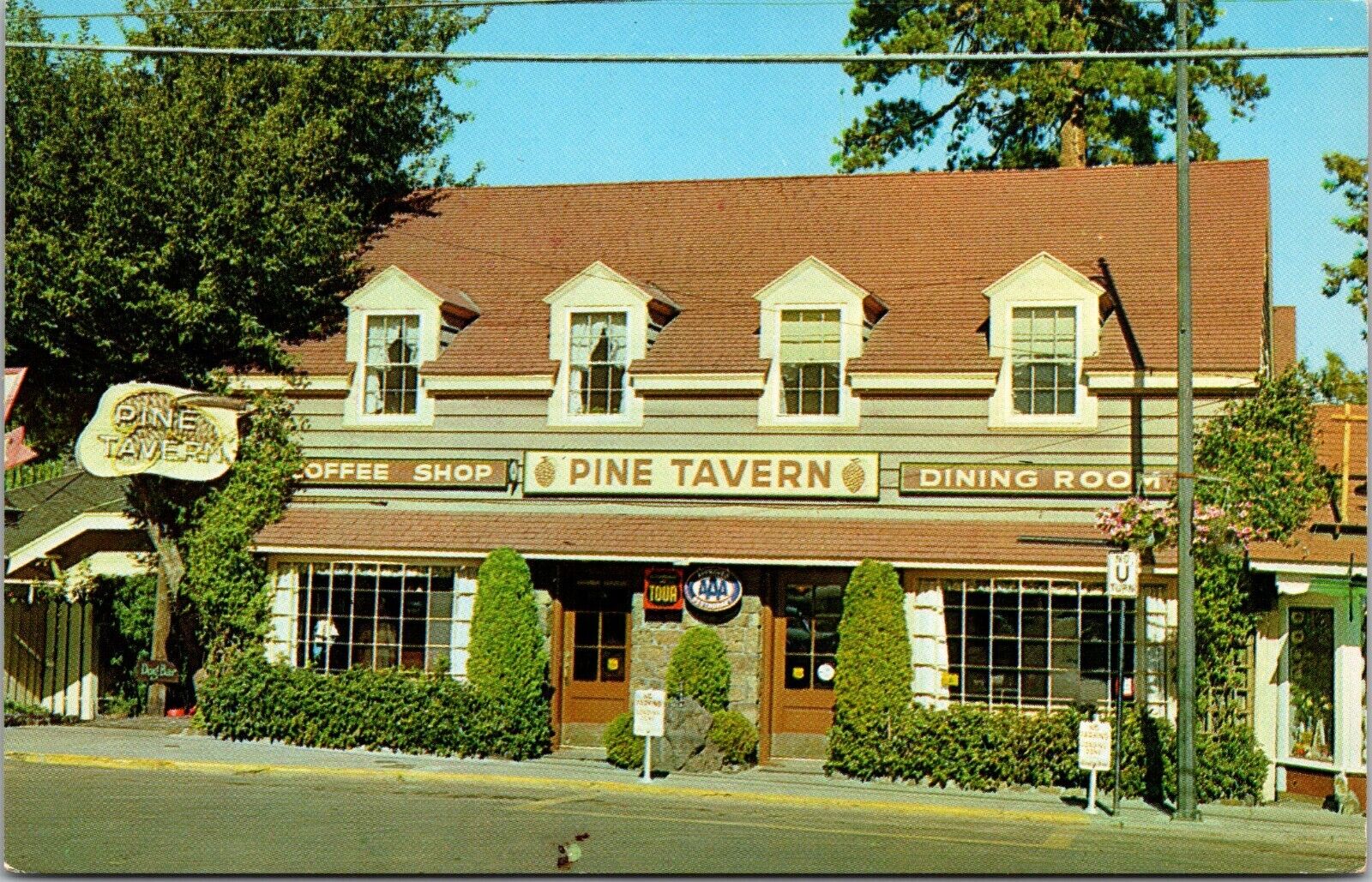 Postcard Pine Tavern Overlooking the Beautiful Deschutes River Oregon [aa]