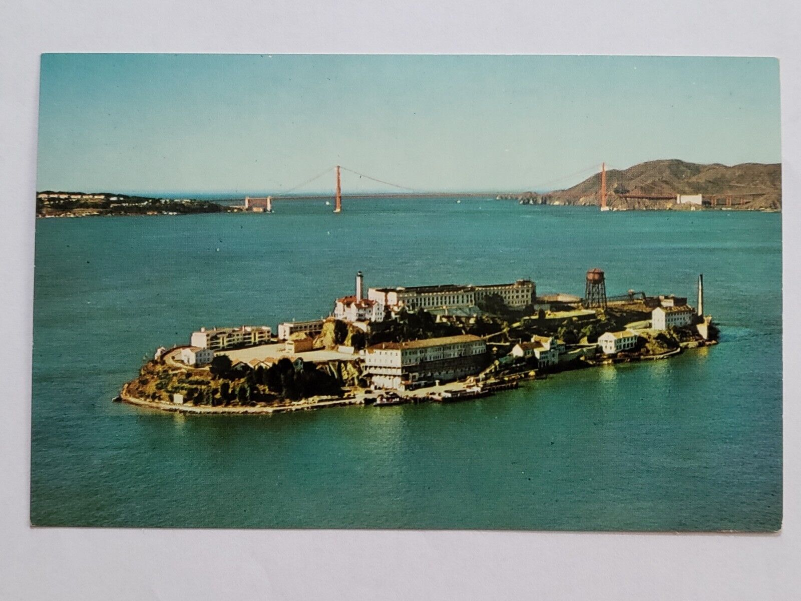 Postcard Alcatraz Island The Rock San Francisco Bay California