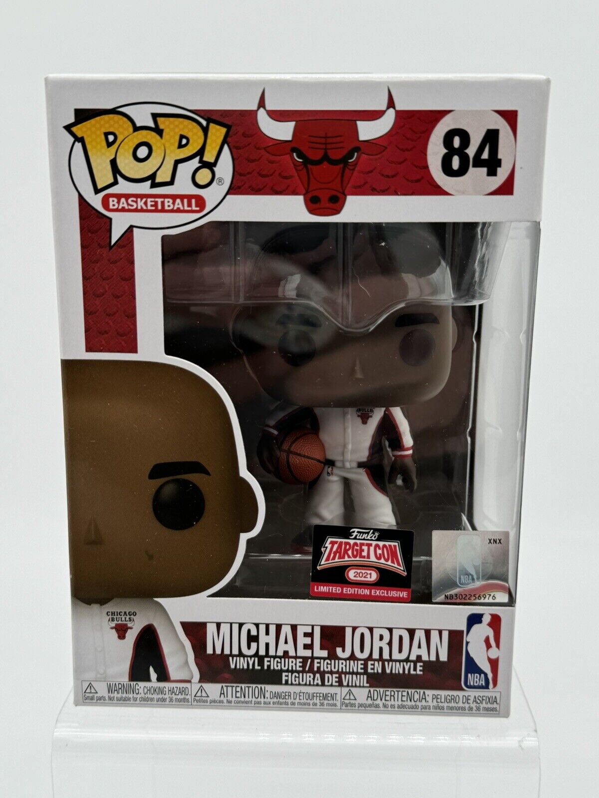 FUNKO POP Michael Jordan #84 TARGET  W/ Protector