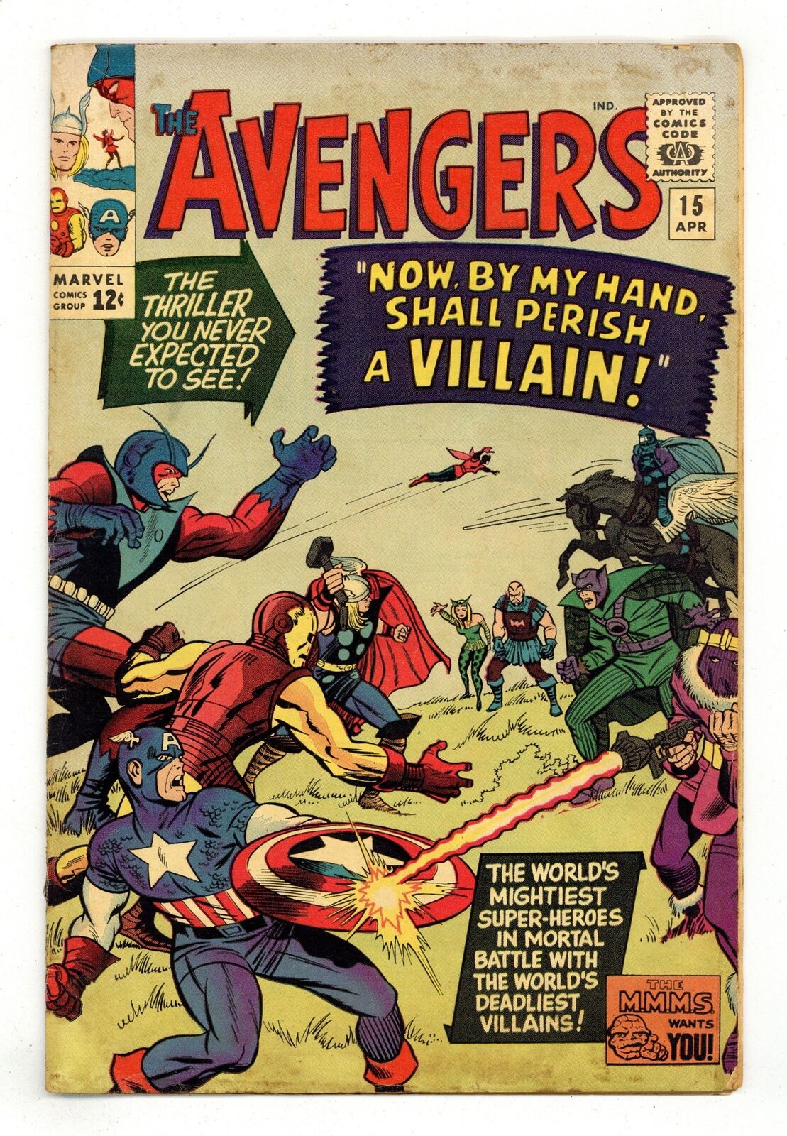 Avengers #15 GD 2.0 1965