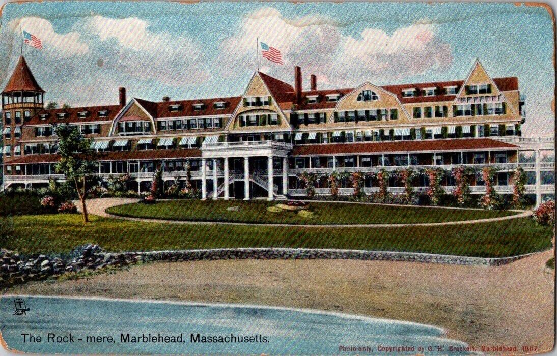 postcard The Rock-mere Marblehead Massachusetts B1