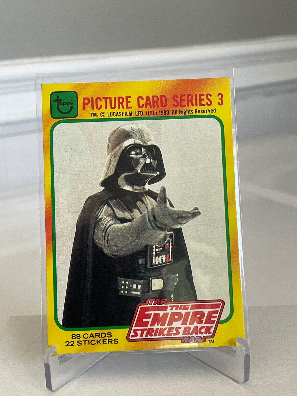1980 Topps Star Wars Empire Strikes Back Series 3 YELLOW - Complete your set 