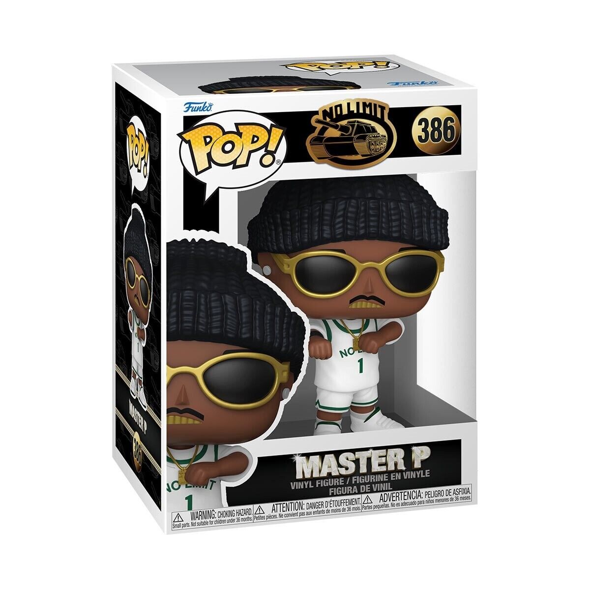 Funko Pop MASTER P #386 RAPPER PREORDER ITEM APRIL/MAY 2024