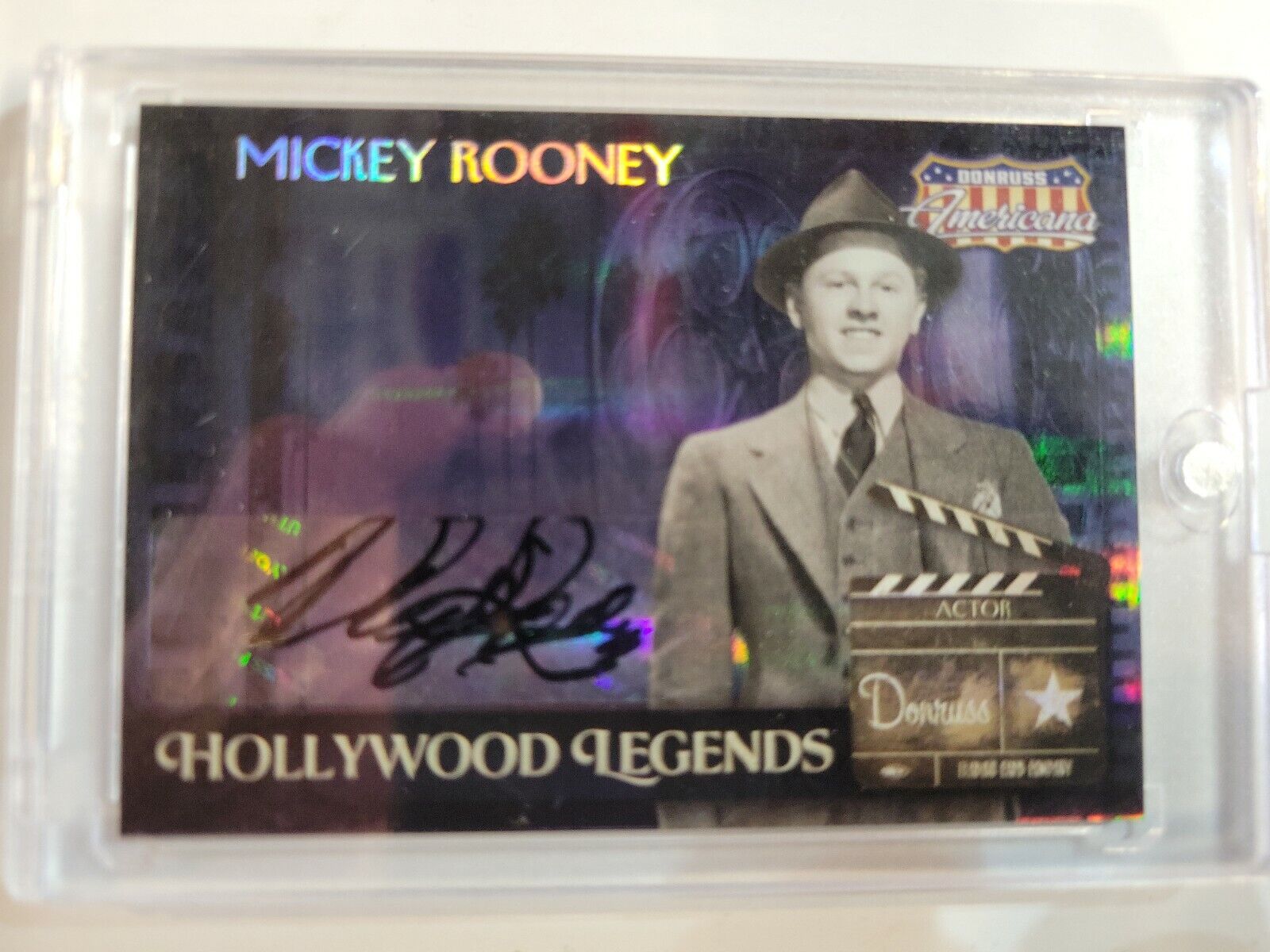 2007 Donruss Americana Signatures #/d 02/25 Mickey Rooney Autograph 