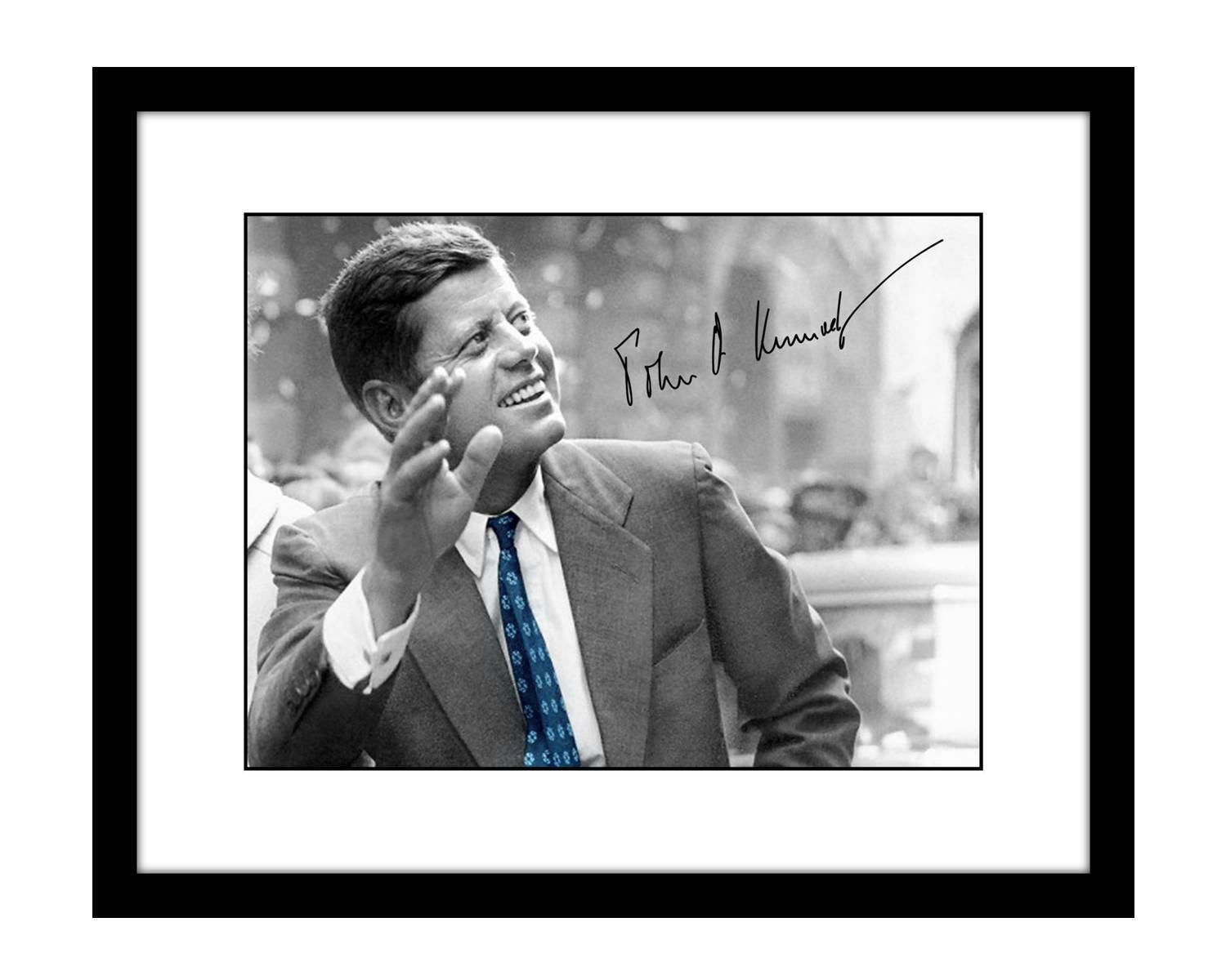 John F Kennedy 8x10 photo signed democratic president 1960's autographed JFK