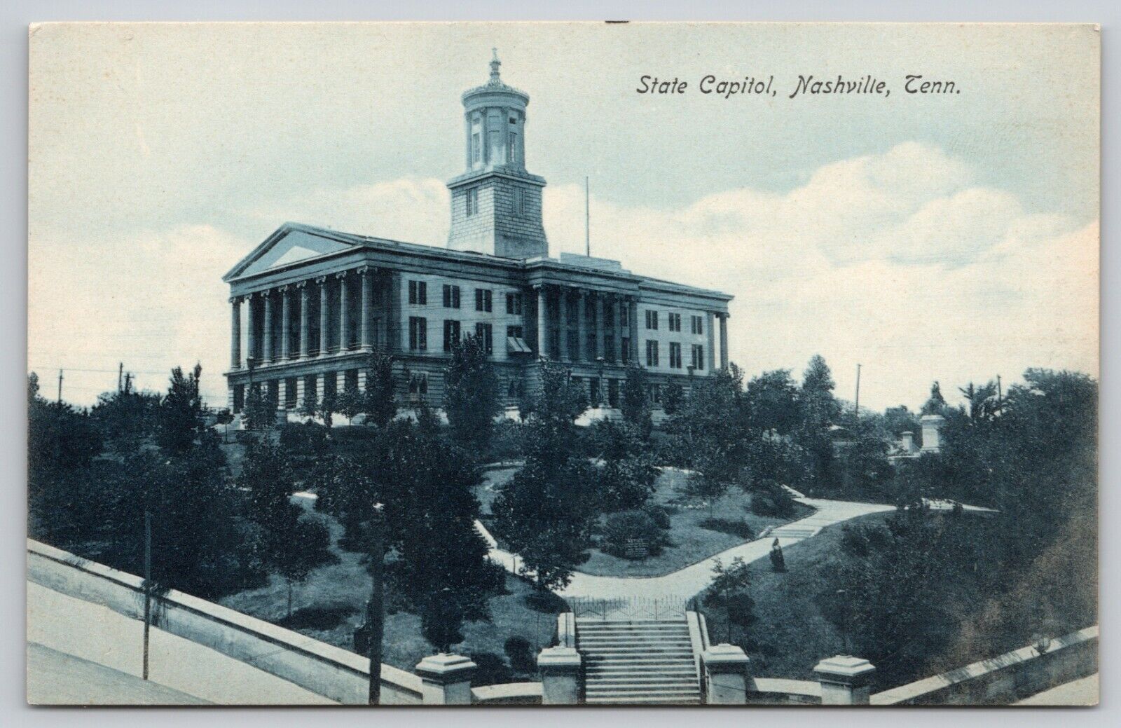 Postcard TN Nashville State Capitol DB UNP