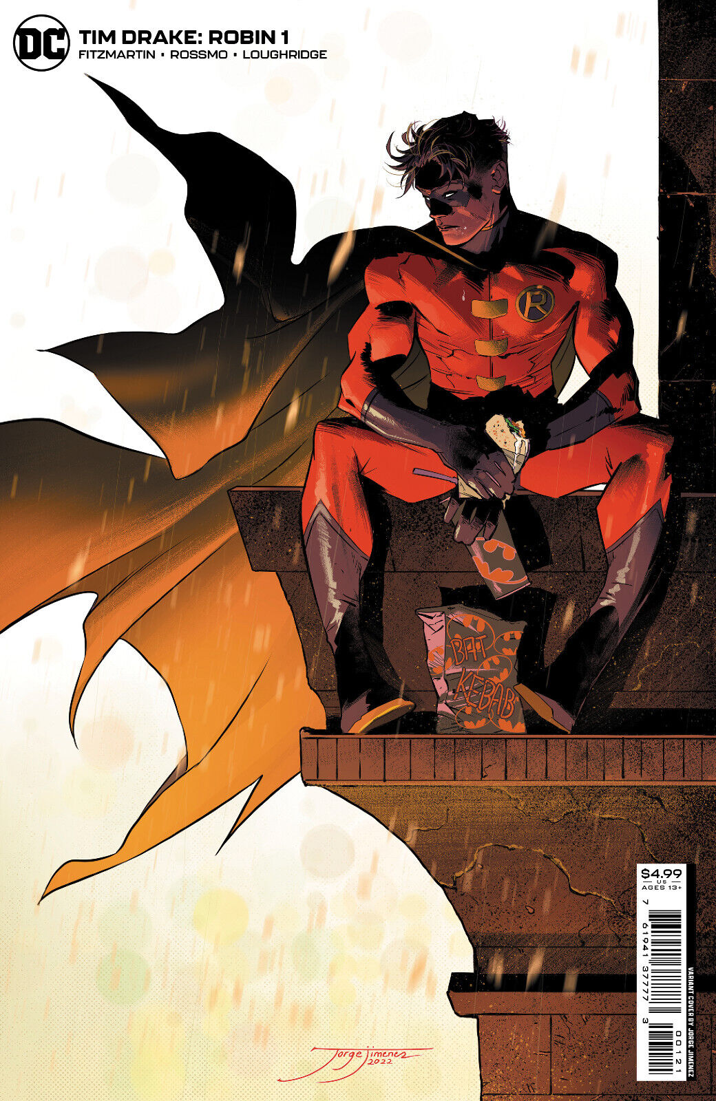 TIM DRAKE: ROBIN #1 (JORGE JIMENEZ VARIANT)(2022) COMIC ~ DC Comics