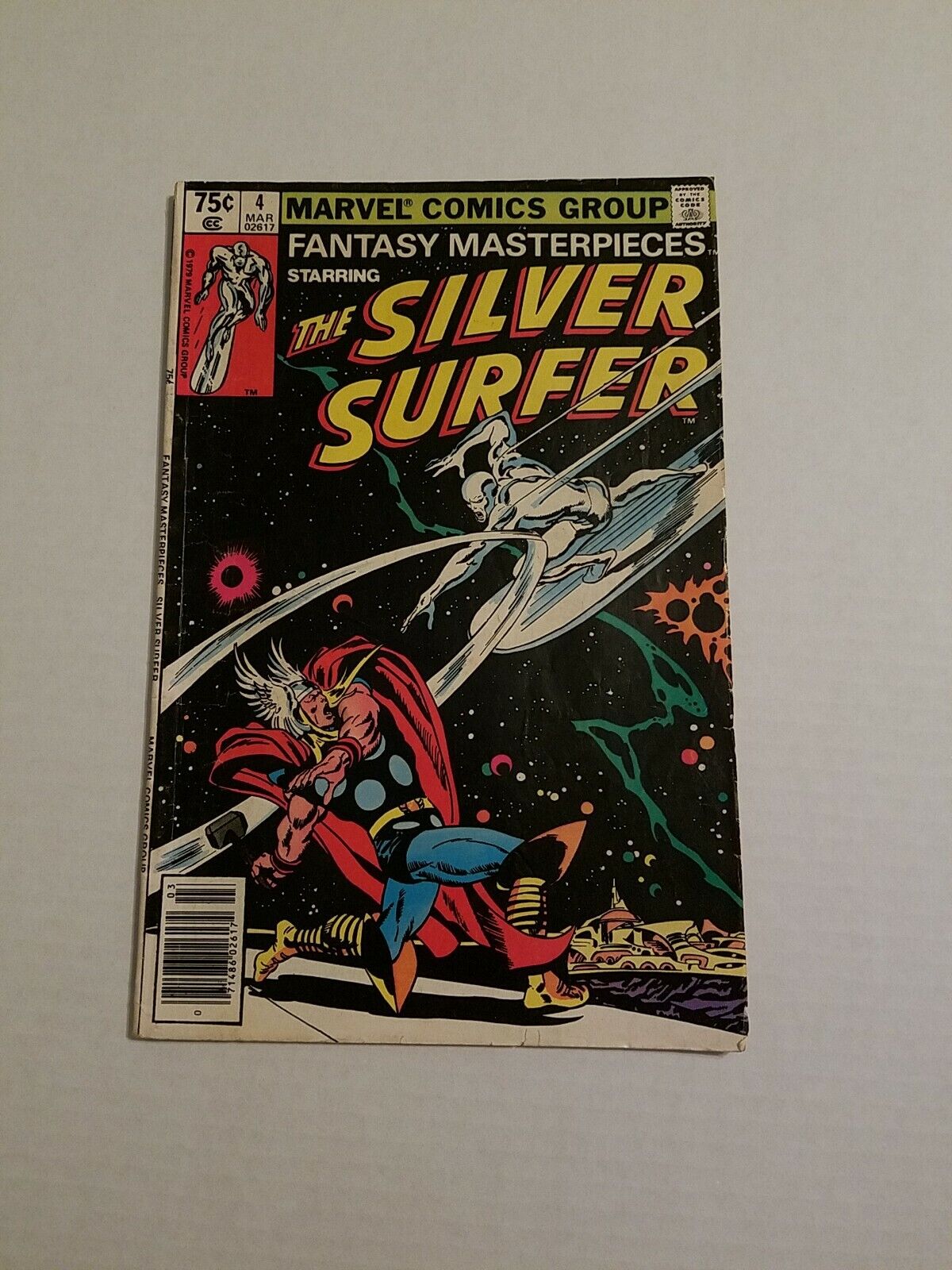 Fantasy Masterpieces #4 The Silver Surfer .  March 1980. 